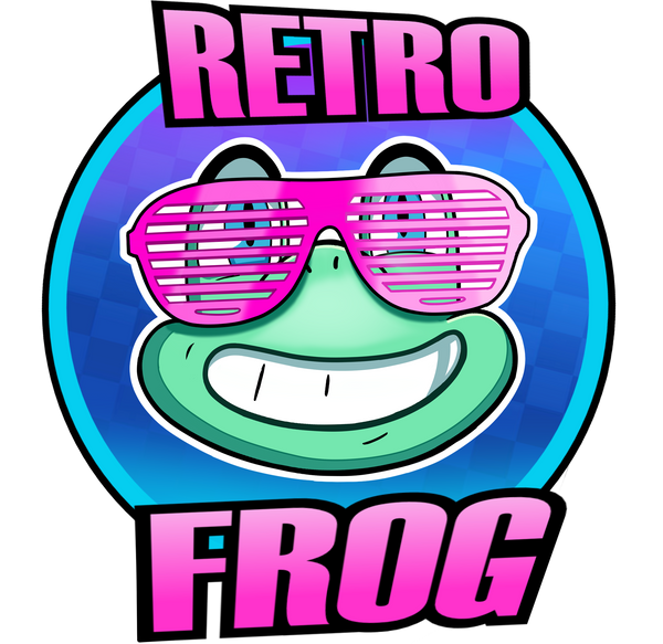Retro Frog logo