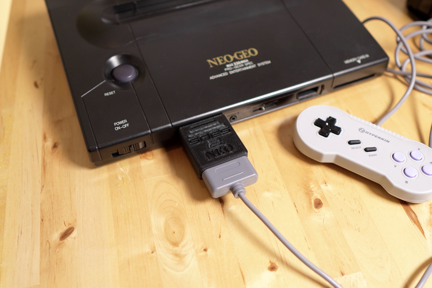 SNES2Neo - Ultra Low Latency SNES controller adapter for your Neo Geo console