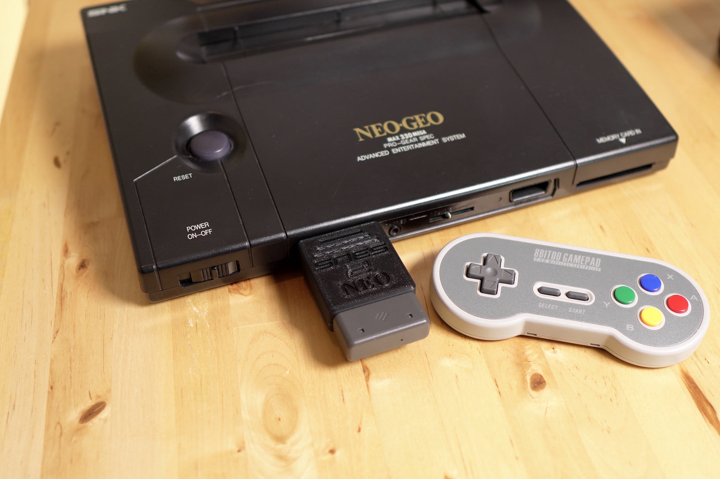 SNES2Neo - Ultra Low Latency SNES controller adapter for your Neo Geo console