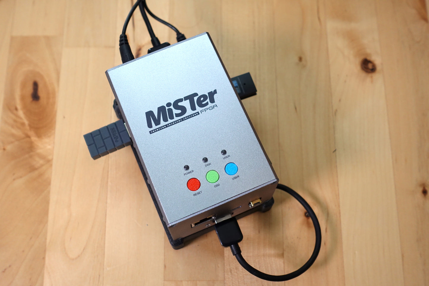 Colored buttons for MiSTer Addons Aluminum case