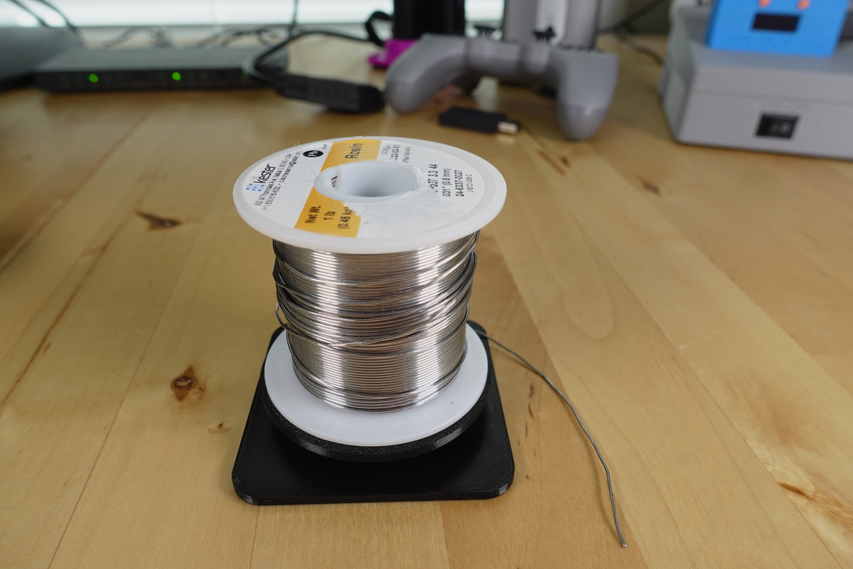 Solder spool holder - big spool