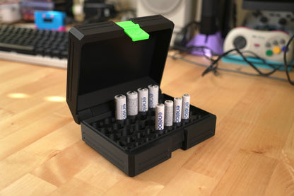 AA and AAA Battery Storage Case MK2