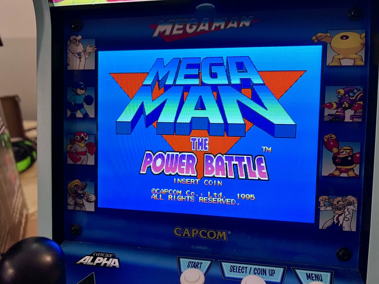 Evercade Alpha Megaman Cabinet