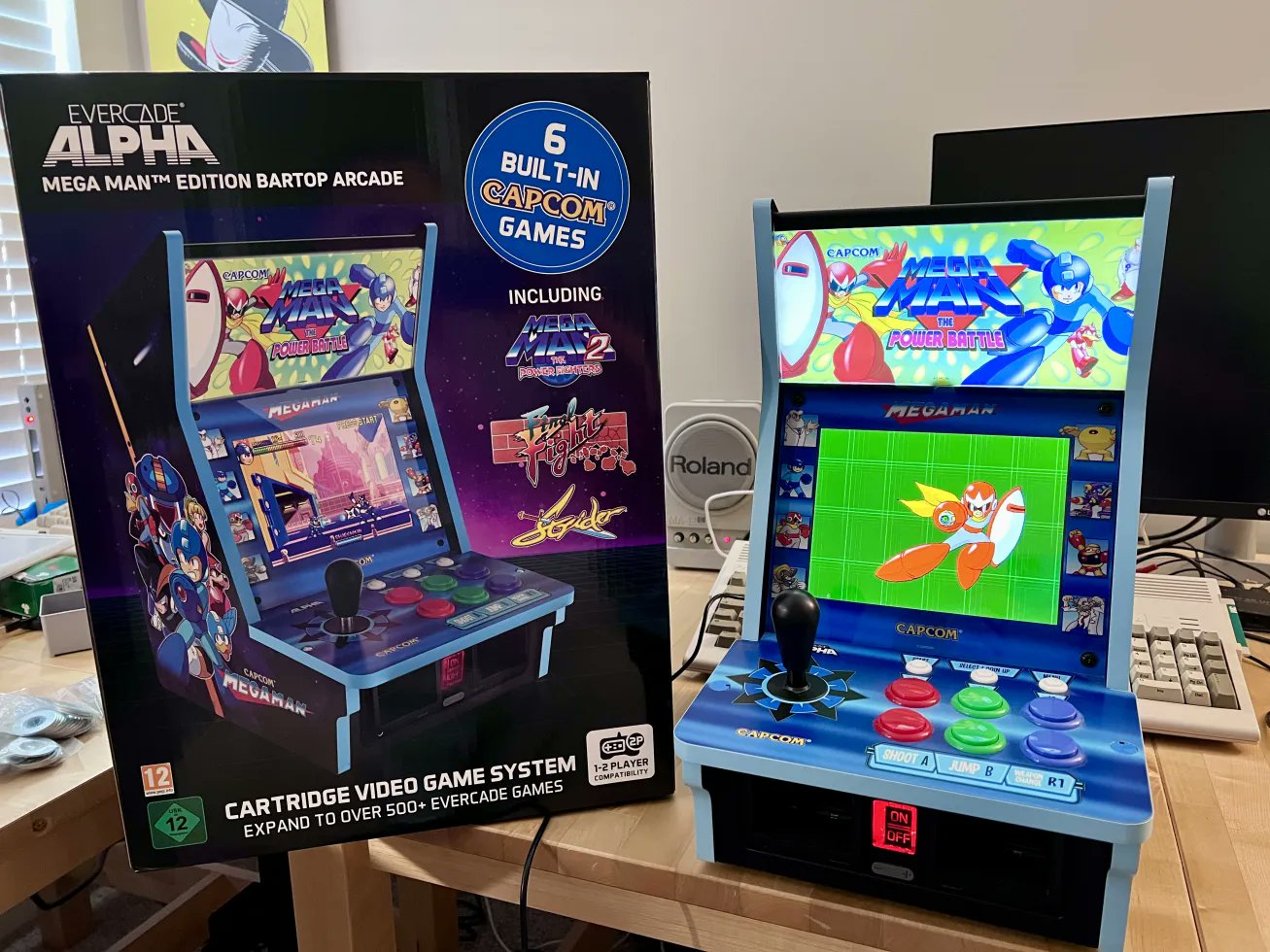 Evercade Alpha Megaman Cabinet
