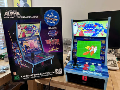 Evercade Alpha Megaman Cabinet