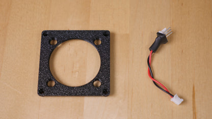 Gamecube 40mm fan adapter plate and fan cable