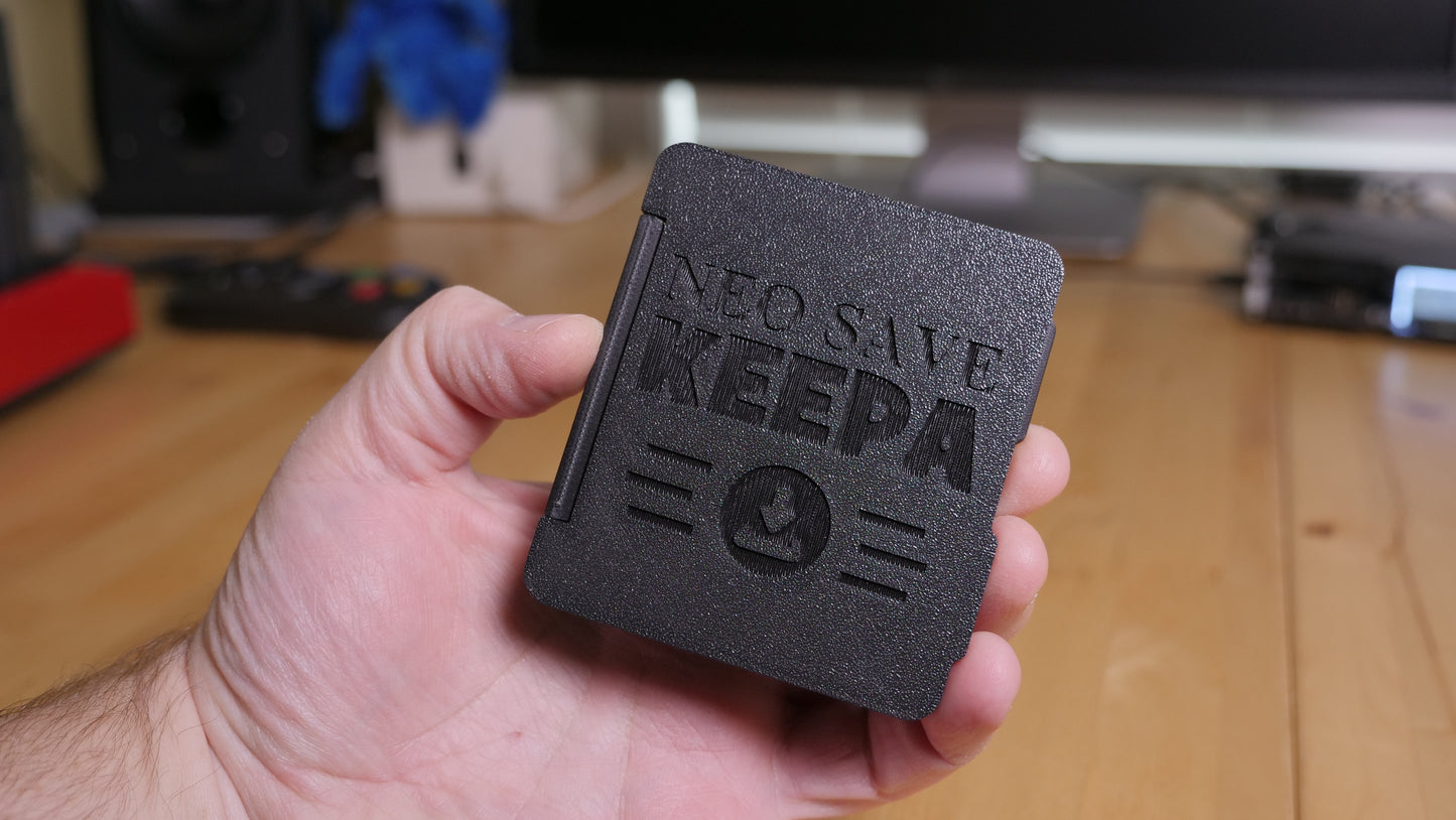 NeoSaveKeepa - Magnetic storage case for your NeoSaveMasta memory card (2016 and newer) for Neo Geo