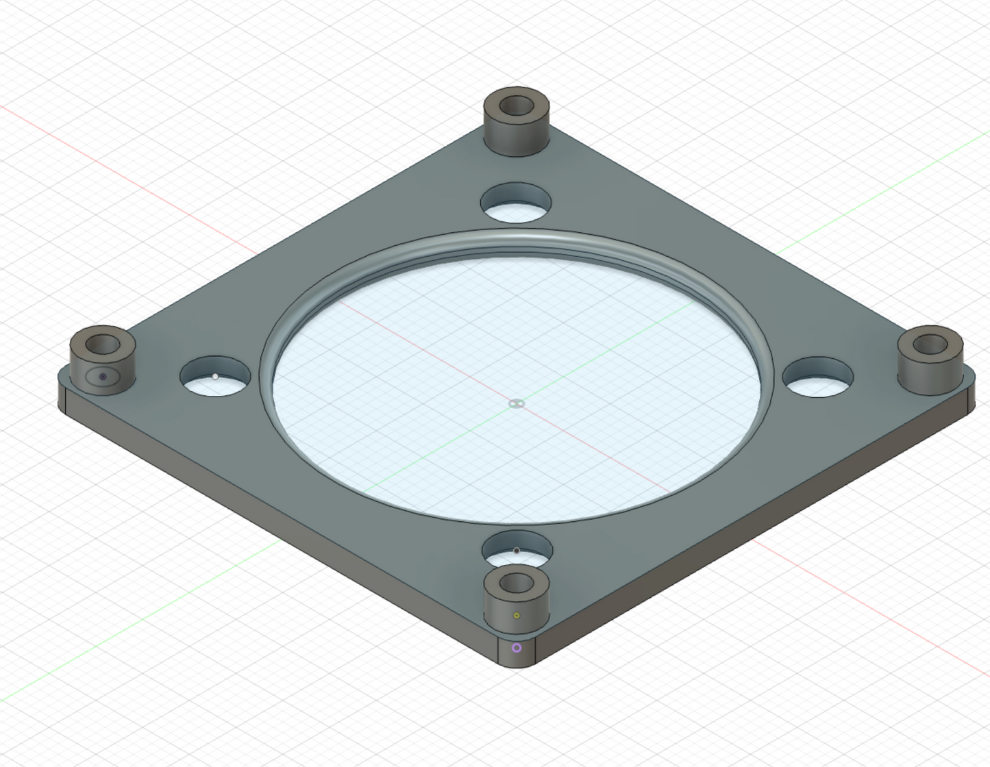 Gamecube 40mm fan adapter plate and fan cable